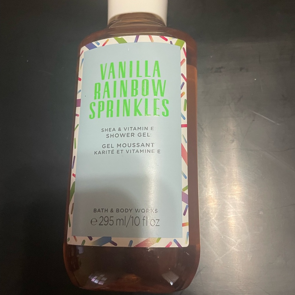 Bath & Body Works Vanilla Rainbow Sprinkles Shower Gel